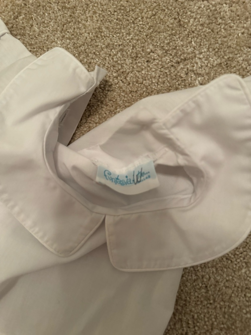 White Peter Pan Collar Blouse - Picture 2 of 3